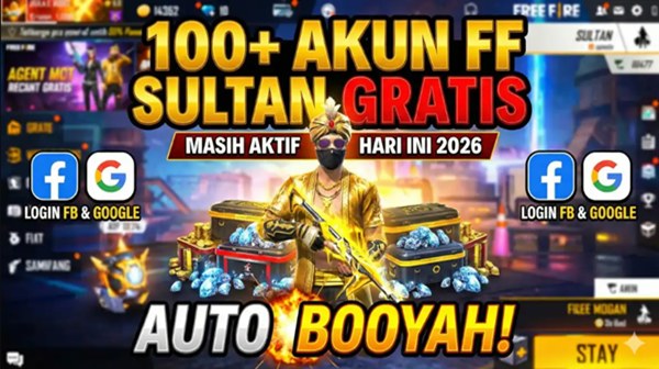 Akun FF Gratis 2026: Login Langsung, Ada Bundle Langka & Skin Sultan