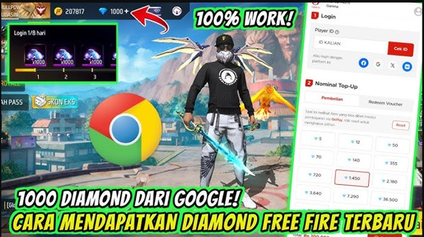 Banyak Dicari! Diamond FF Gratis untuk Player Free Fire