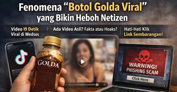 Link Video Botol Golda Viral di TikTok, Ini Fakta dan Kronologi Lengkap